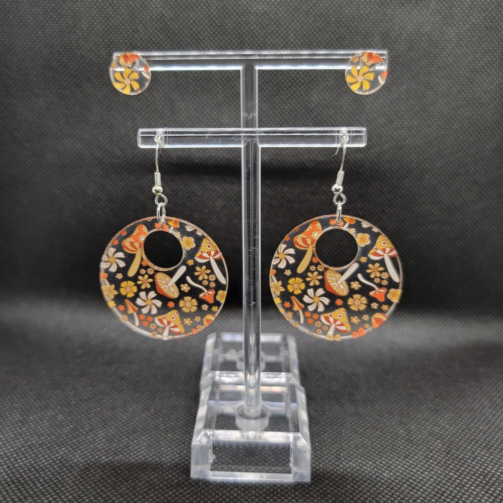 Mushroom Earring Set